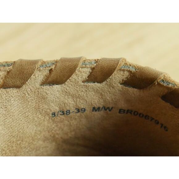 Born Telly Clog Size 8 Brown Leather Slingback Mule Boho Western Y2K Shoes - Picture 4 of 12